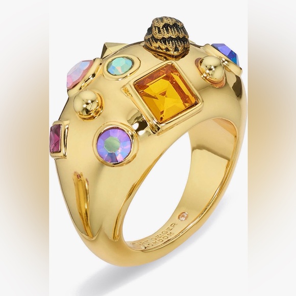 Kurt Geiger Jewelry - Kurt Geiger London Mixed Crystal
Cocktail Ring Sz 9